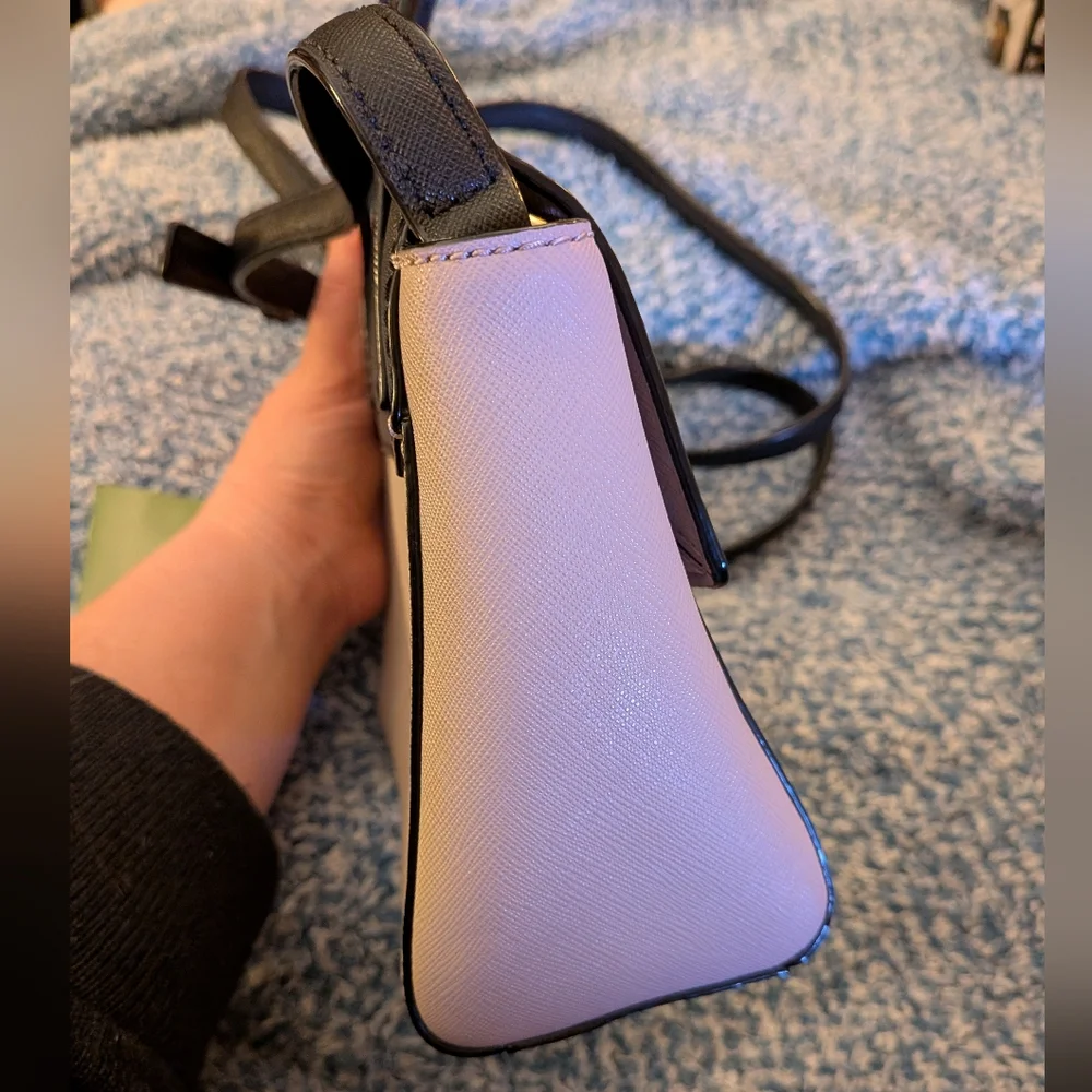 Kate Spade Black and Tan Laurel Way Mini Alisanne Crossbody Bag